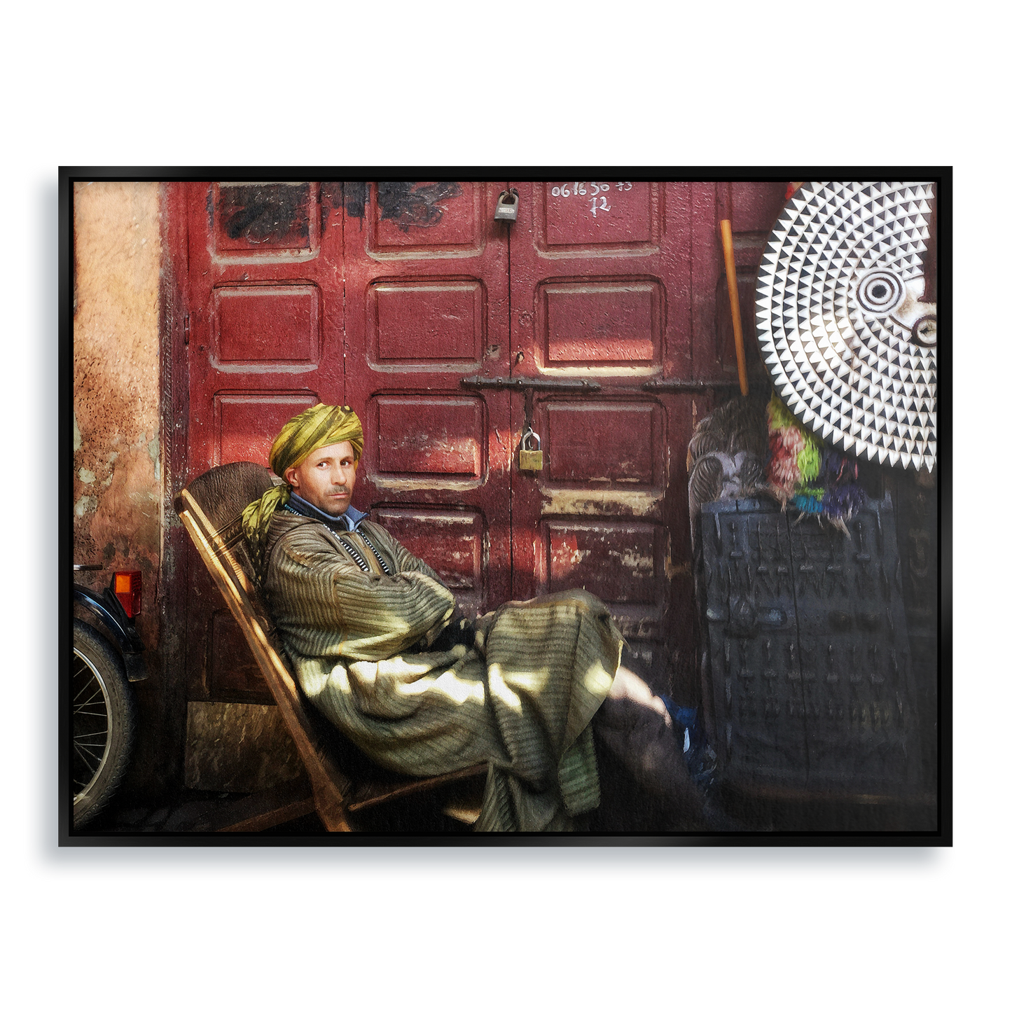 "Let's Make Good Price!" - Fine Art Print in Floating Frame