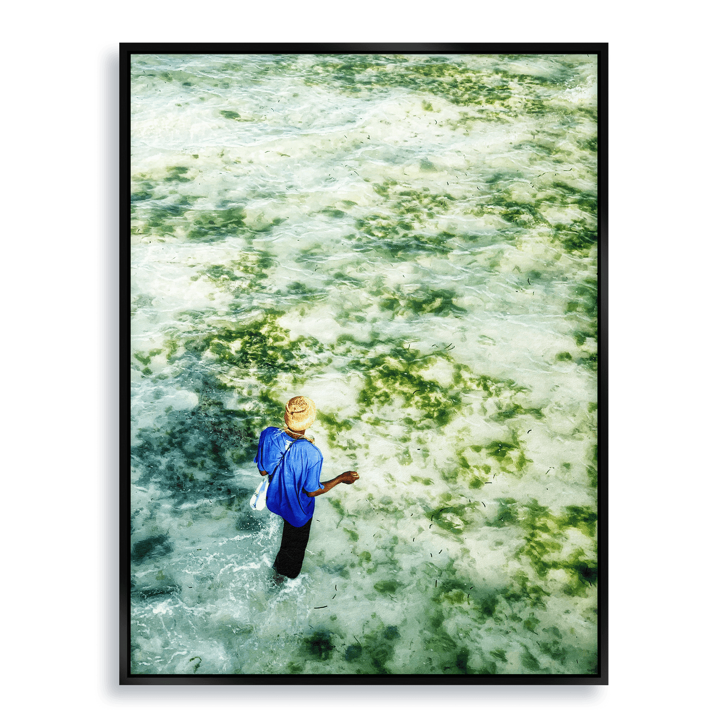 Gifts of The Tide - Fine Art Print in Floating Frame - THE WORLD by Mr Fun