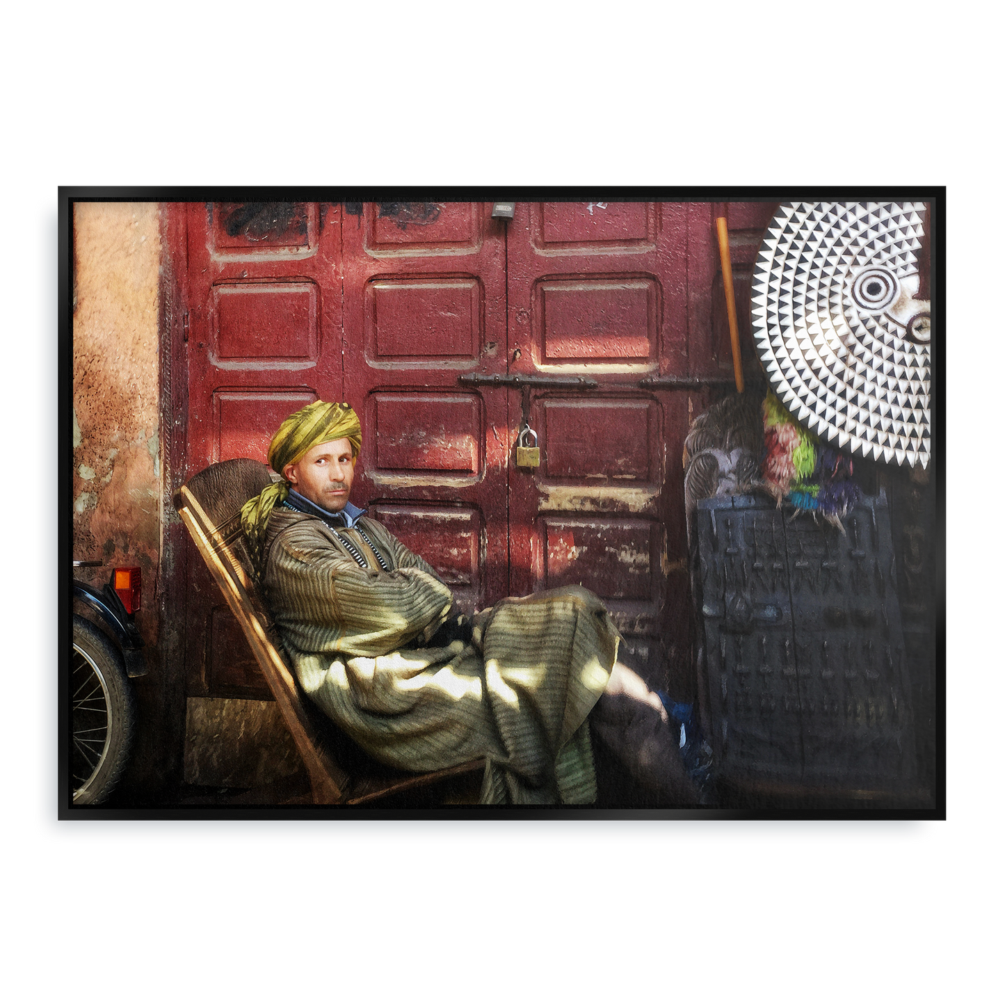 "Let's Make Good Price!" - Fine Art Print in Floating Frame