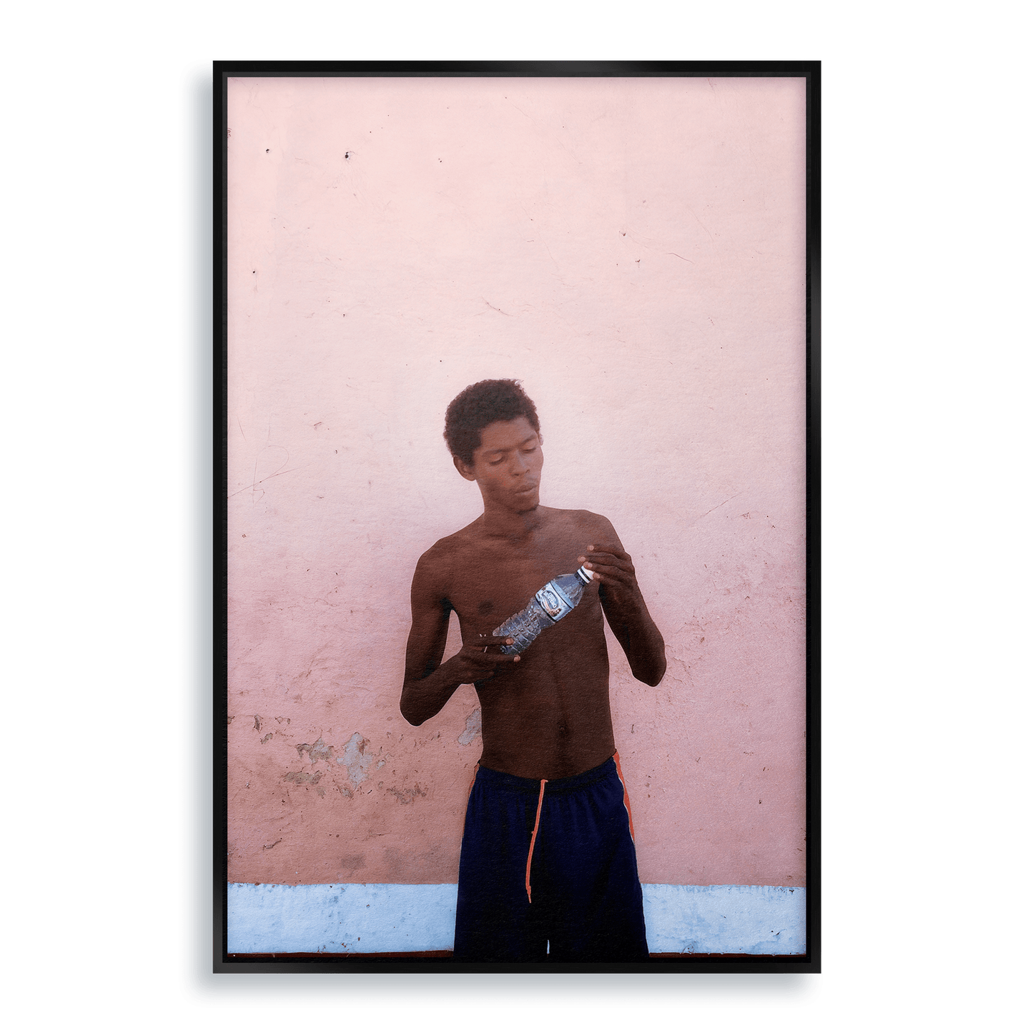 A Quiet Soul - Fine Art Print in Floating Frame - THE WORLD by Mr Fun