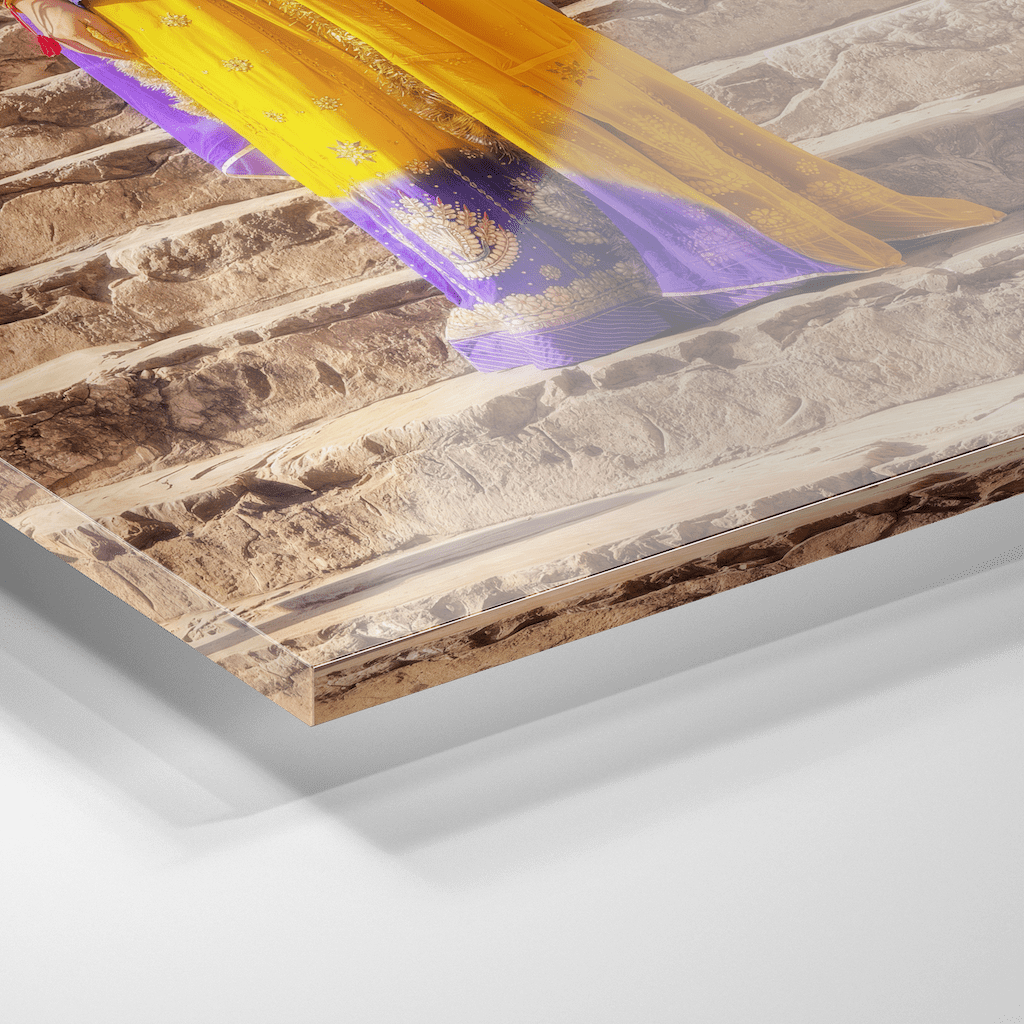 The Lady of Amber Fort - Acrylic Print - THE WORLD by Mr Fun