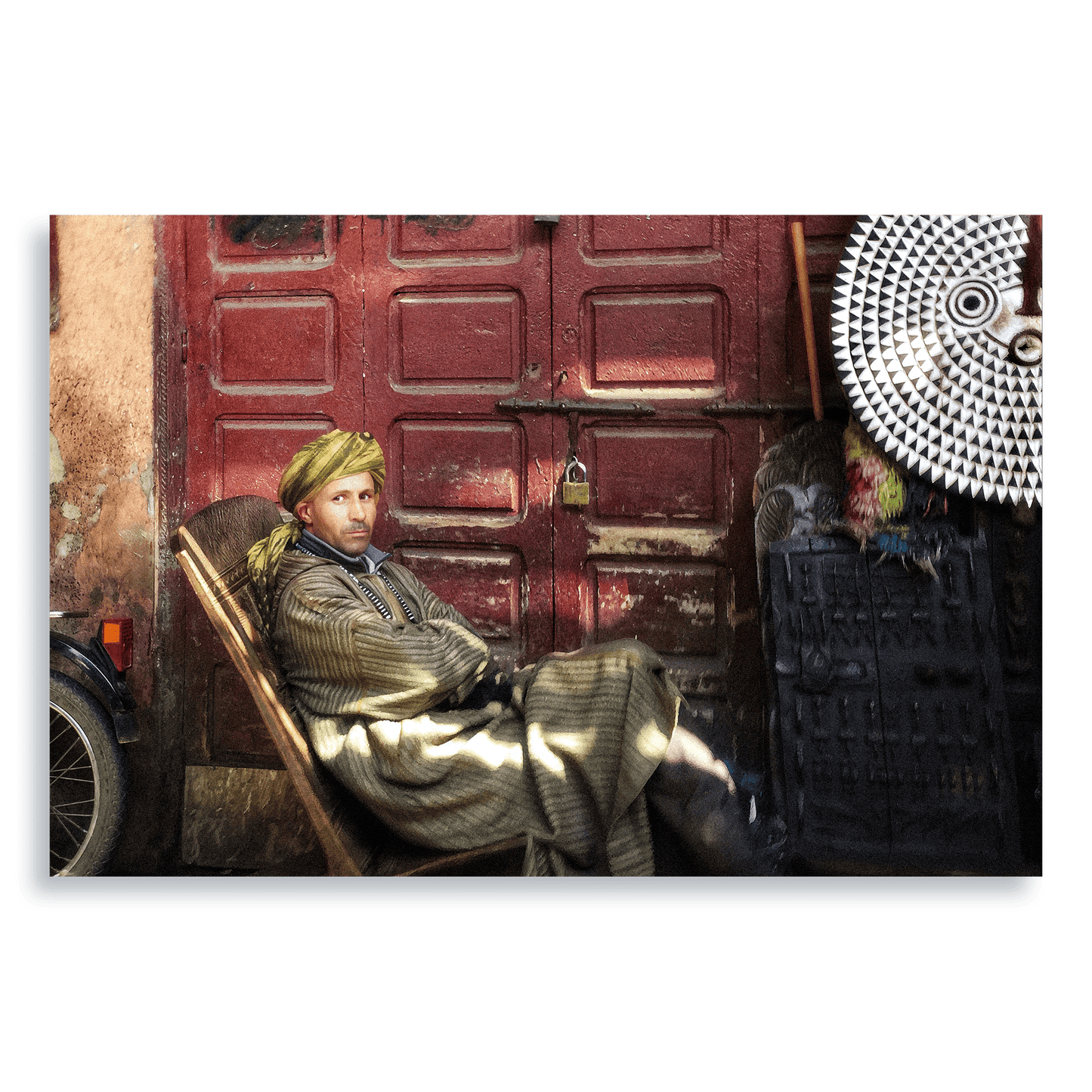 "Let's Make Good Price!" - Aluminium Dibond Print - THE WORLD by Mr Fun