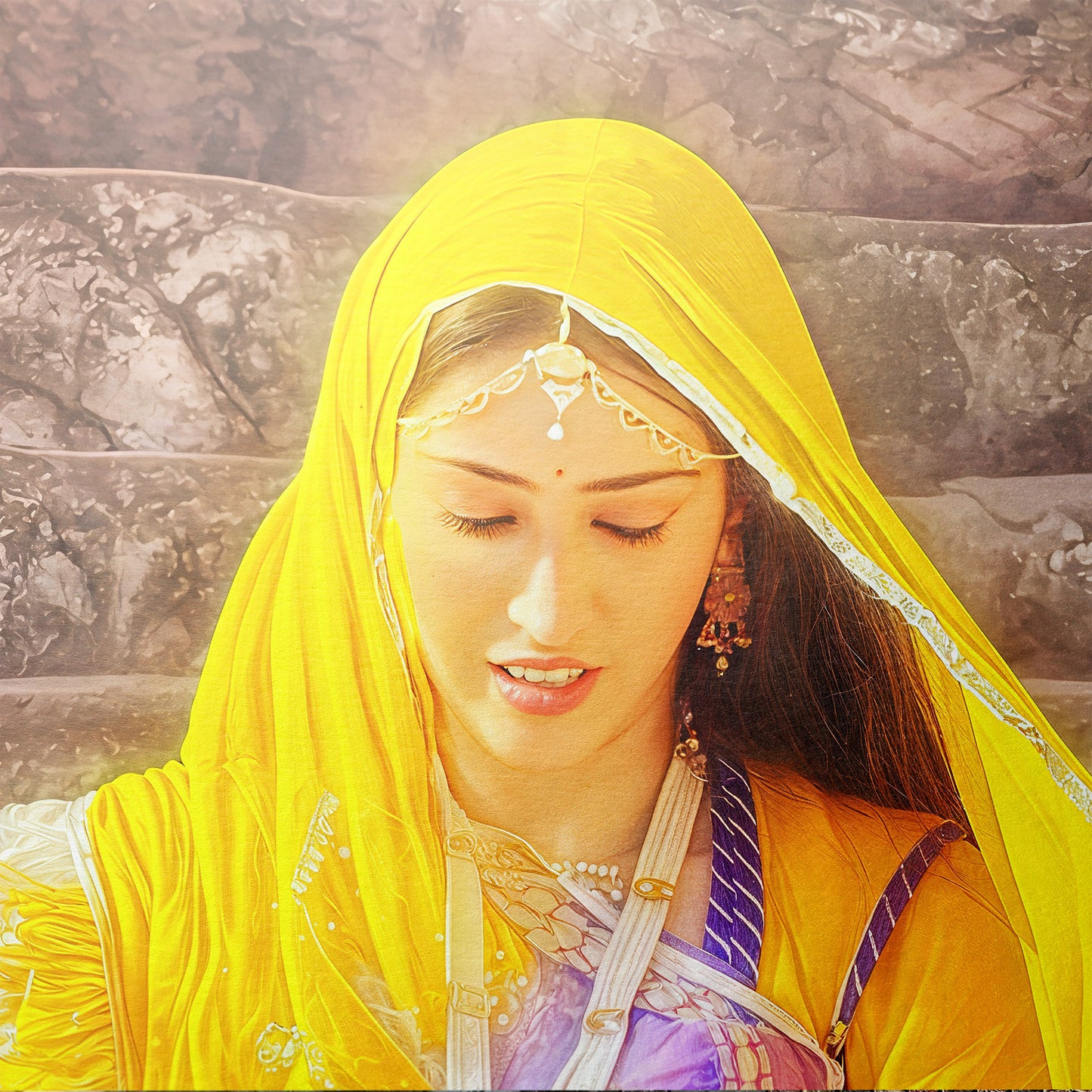 The Lady of Amber Fort - Fine Art Print