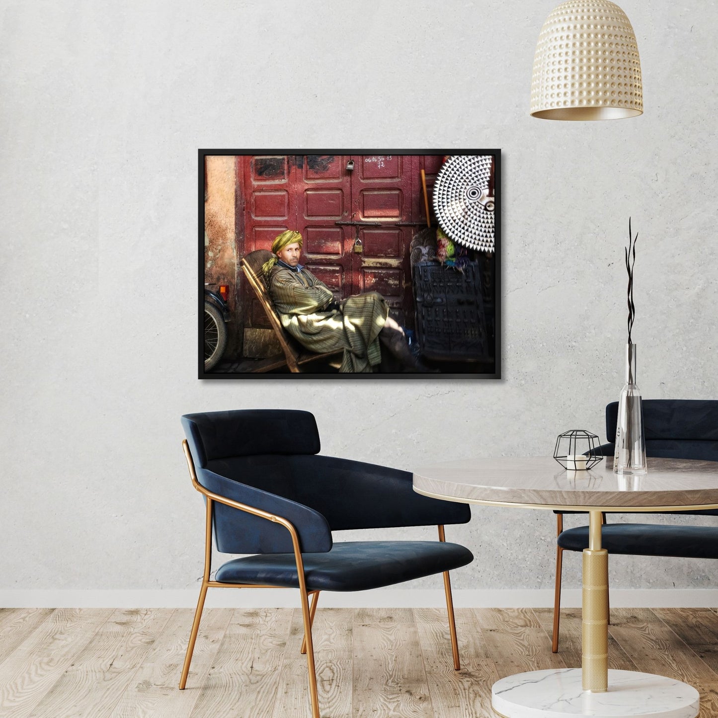 "Let's Make Good Price!" - Fine Art Print in Floating Frame