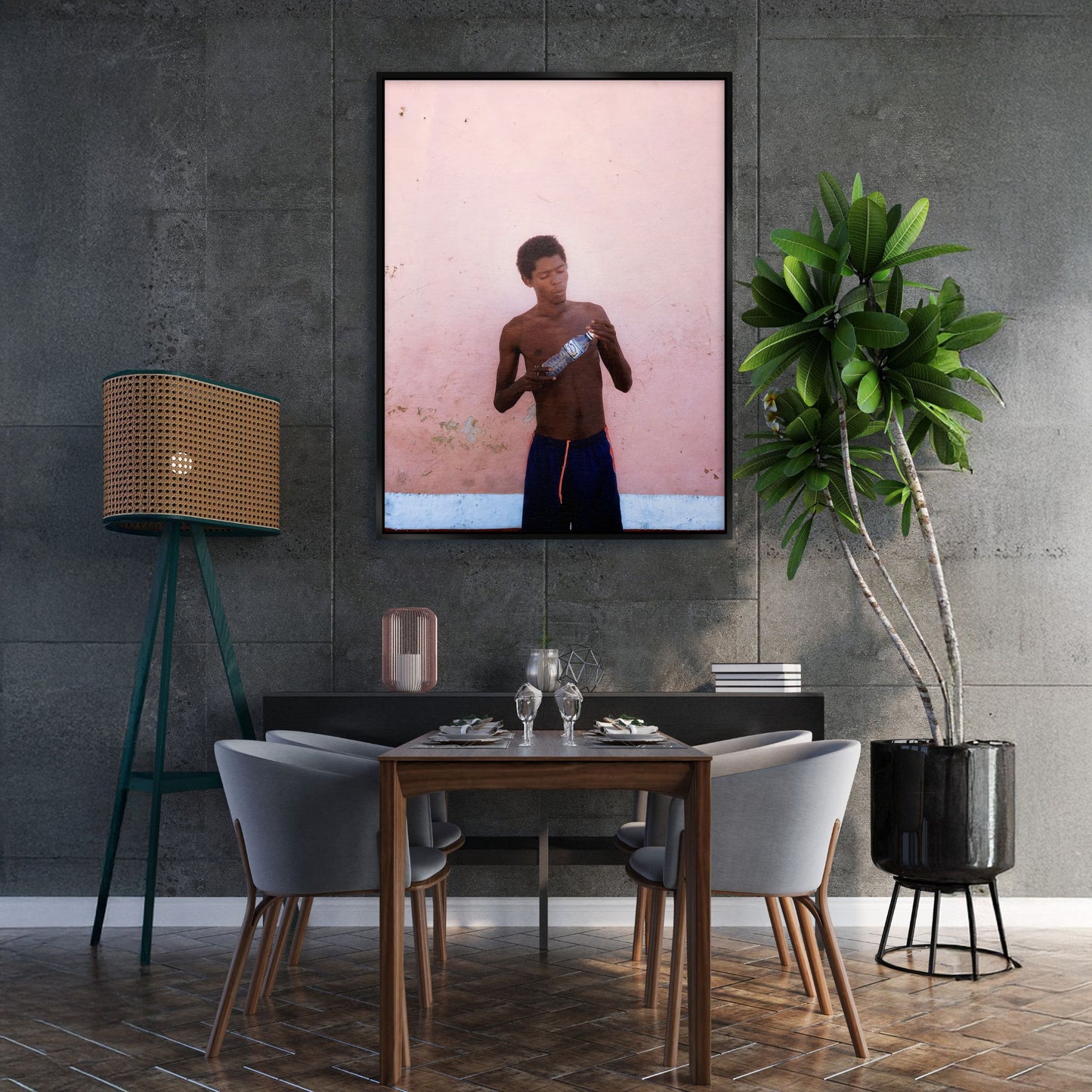 A Quiet Soul - Fine Art Print in Floating Frame