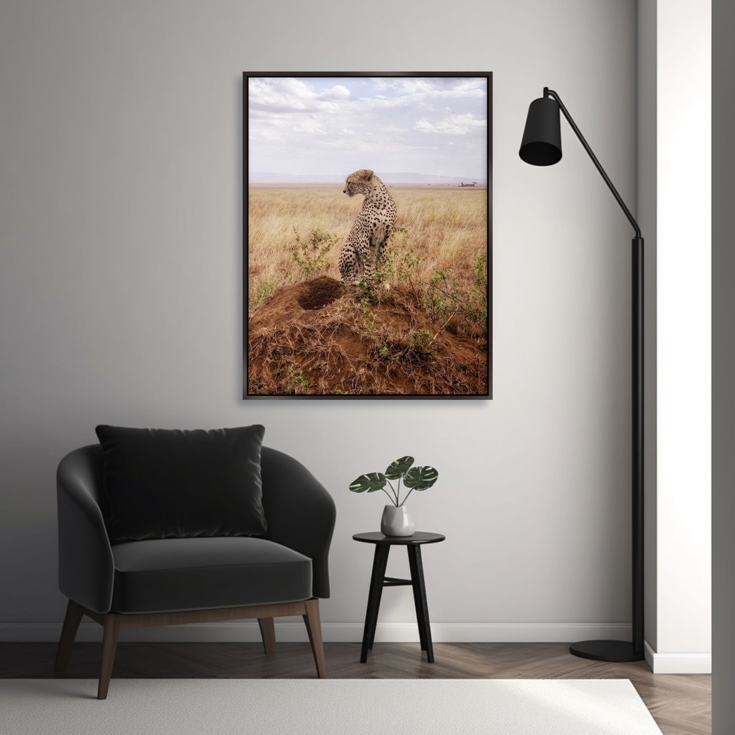 Cruel Suitor - Fine Art Print in Floating Frame