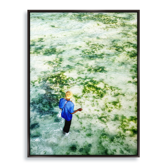 Gifts of The Tide - Fine Art Print in Floating Frame