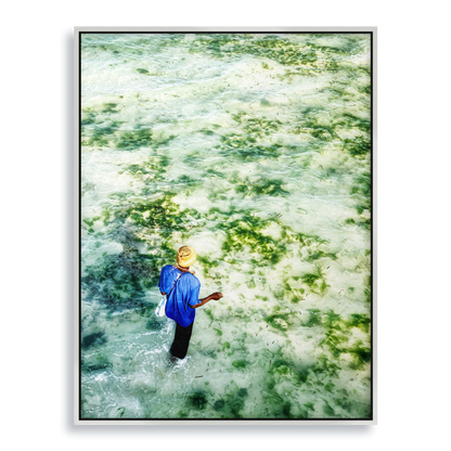 Gifts of The Tide - Fine Art Print in Floating Frame