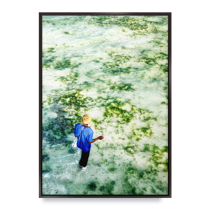 Gifts of The Tide - Fine Art Print in Floating Frame
