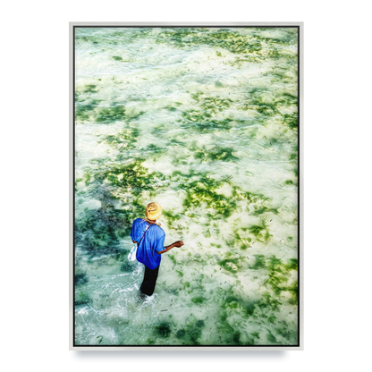 Gifts of The Tide - Fine Art Print in Floating Frame