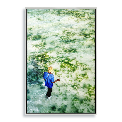 Gifts of The Tide - Fine Art Print in Floating Frame