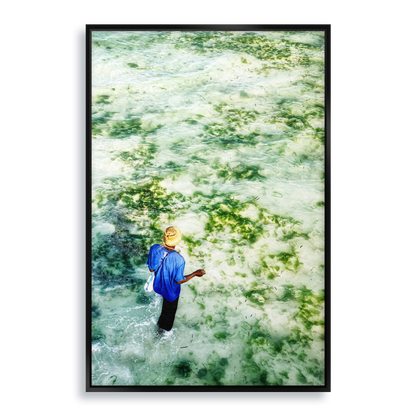 Gifts of The Tide - Fine Art Print in Floating Frame