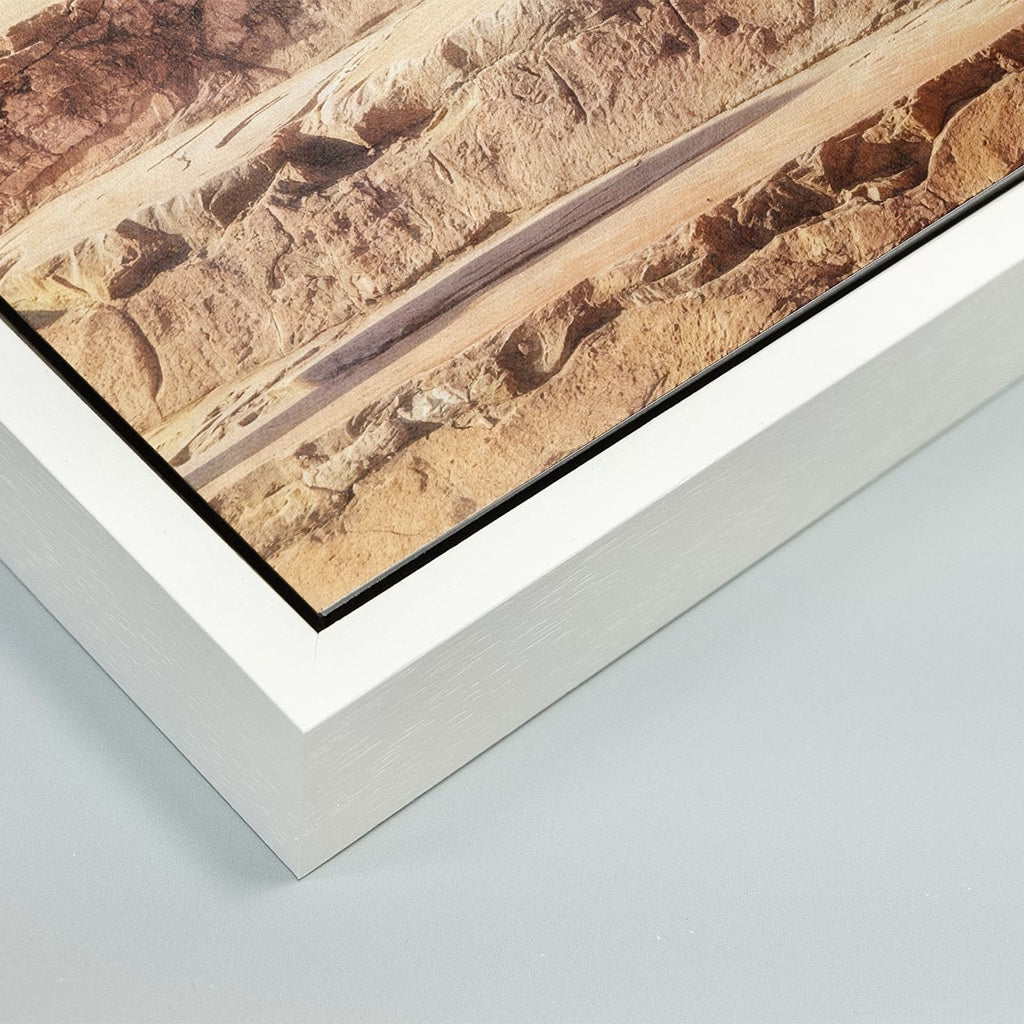 The Lady of Amber Fort - Fine Art Print in Floating Frame