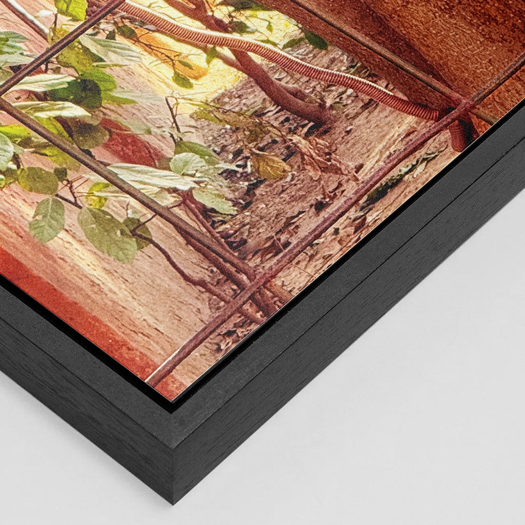 Oh, to Be a Monkey! - Fine Art Print in Floating Frame
