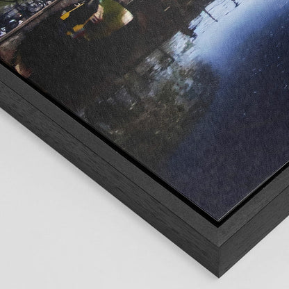 Twilight Waterworld - Fine Art Print in Floating Frame