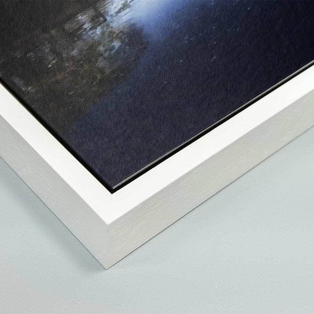 Twilight Waterworld - Fine Art Print in Floating Frame