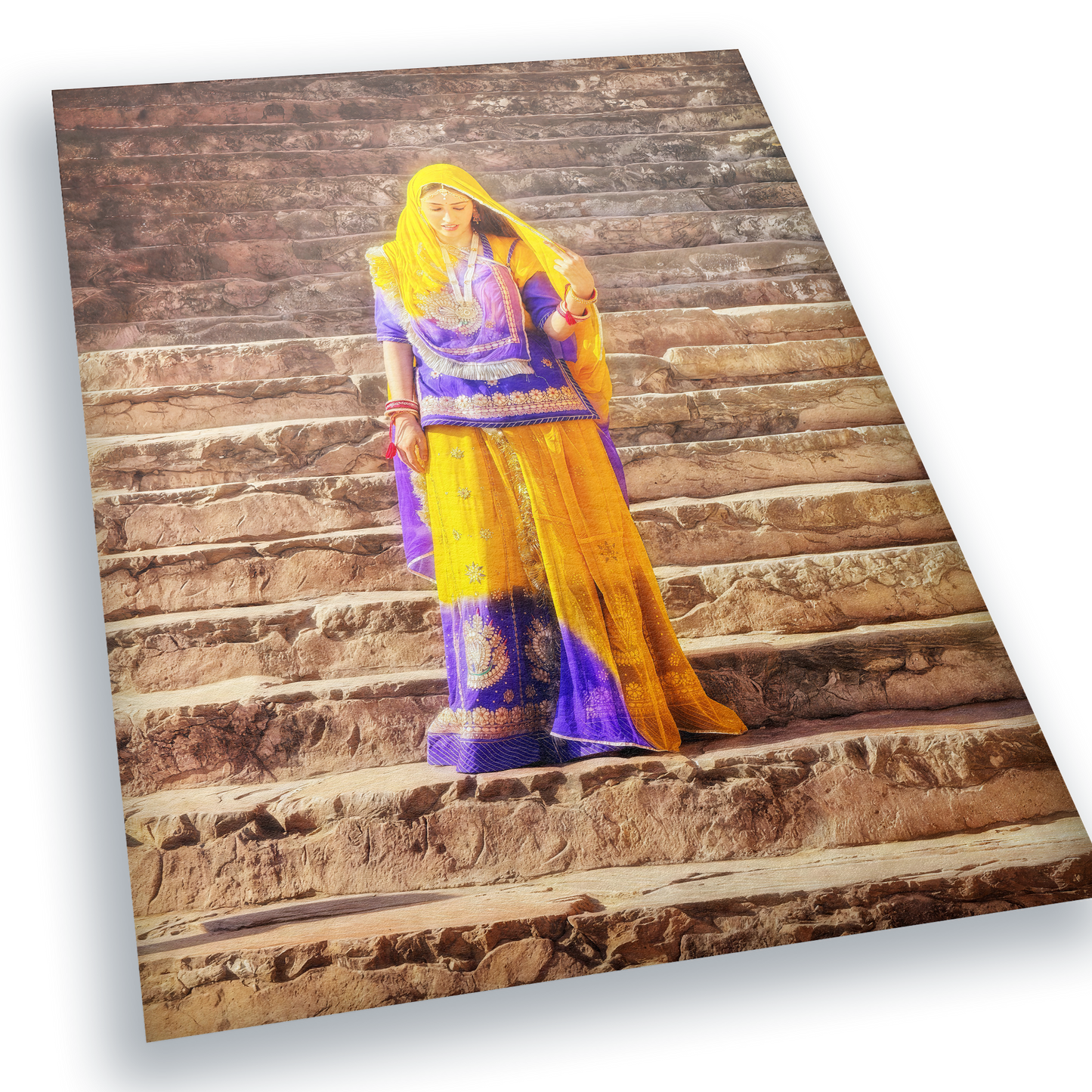 The Lady of Amber Fort - Fine Art Print