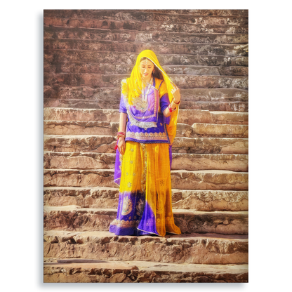 The Lady of Amber Fort - Fine Art Print