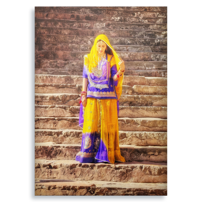 The Lady of Amber Fort - Fine Art Print