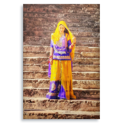 The Lady of Amber Fort - Fine Art Print