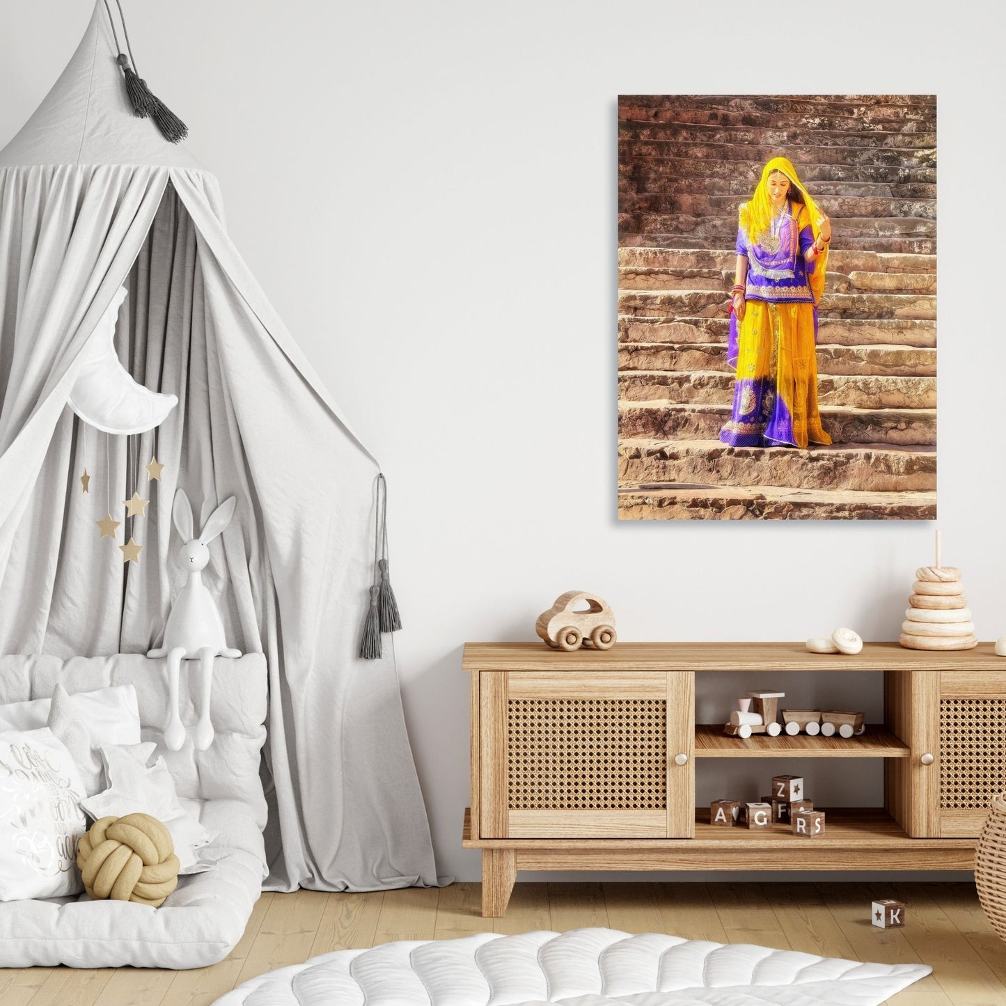 The Lady of Amber Fort - Fine Art Print