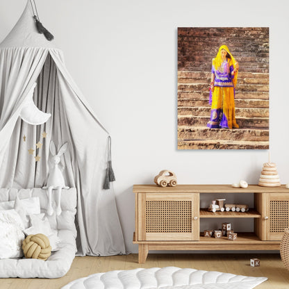 The Lady of Amber Fort - Fine Art Print