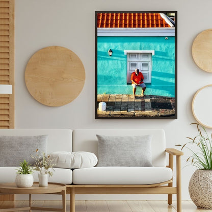Morning Ritual - Fine Art Print in Floating Frame