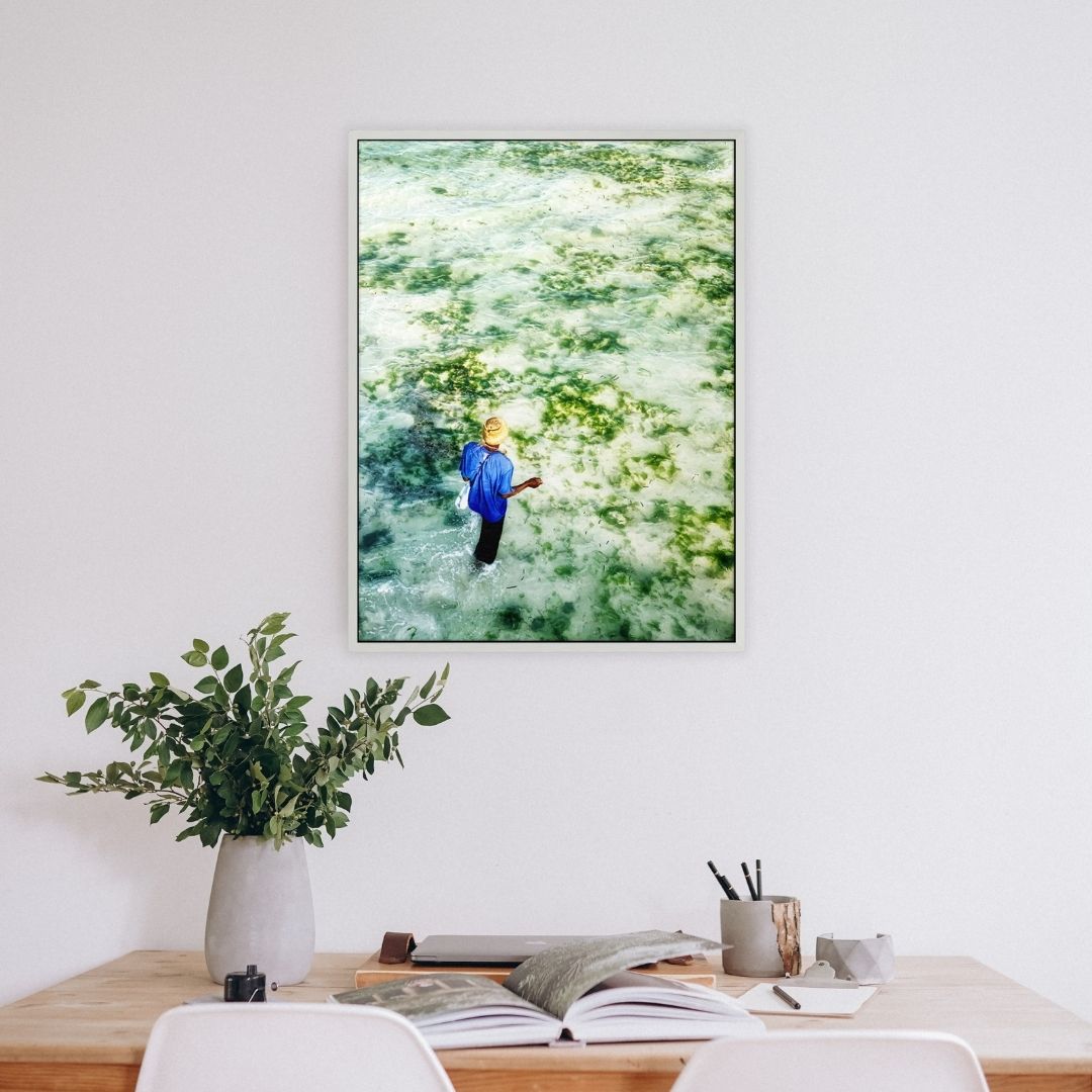 Gifts of The Tide - Fine Art Print in Floating Frame